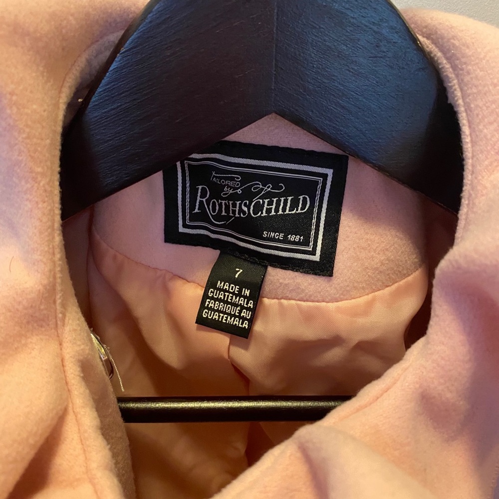 Preowned Rothschild Girls Ruffle Coat - Picture 3 of 6